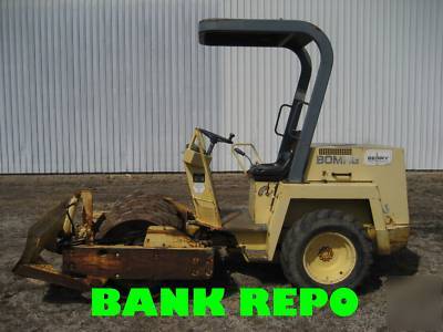 Bank repo '96 bomag 124 pdb vibratory compaction roller
