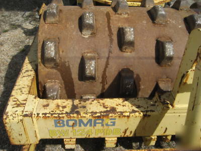 Bank repo '96 bomag 124 pdb vibratory compaction roller