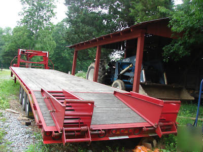 Hank 32 ft 21000 lb gvw goose neck trailer