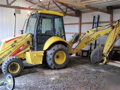 New 2004 holland lb 75B backhoe loader