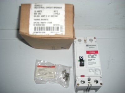 New cutler hammer FD2015 circuit breaker 15 amp 2 pole