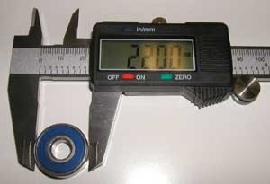 Steel/metal electronic lcd digital vernier caliper ball