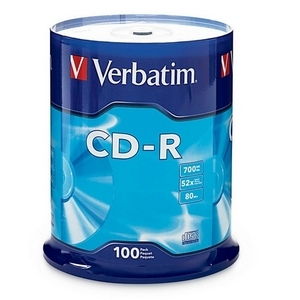 Verbatim 94554 -cd-r 52X 80 min branded 
