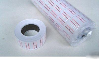 10 rolls of lable fit our price gun total of 7000 white
