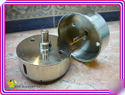 127MM 5 inch diamond coated hole saw drill w/ pilot bit
