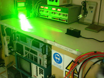 + 550 mw 532NM green lab laser module with power supply