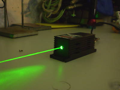 + 550 mw 532NM green lab laser module with power supply