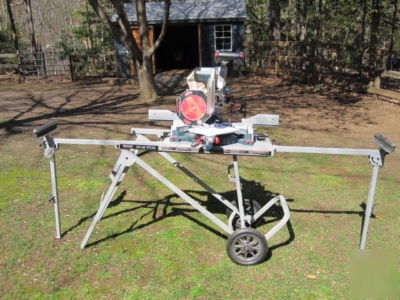 Bosch sliding miter saw & ridgid utility 