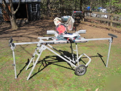 Bosch sliding miter saw & ridgid utility 