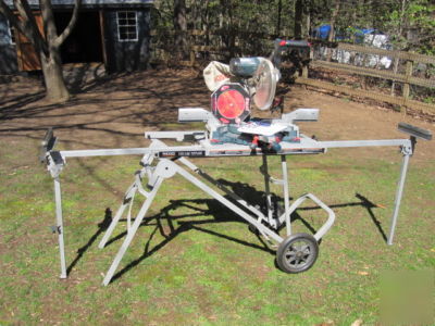 Bosch sliding miter saw & ridgid utility 