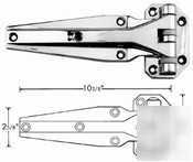 Flush hinge - 10-3/8IN l - 123-1229