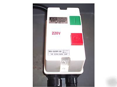 Heavy duty 3 hp magnetic starter from osc. edge sander 