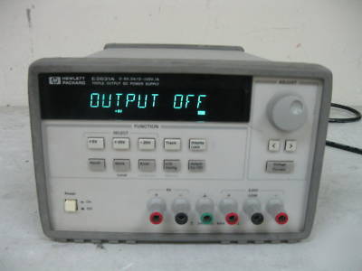 Hp E3631A triple output dc power supply b