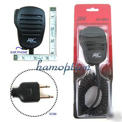 L sp/mic icom ic-U82 ic-V8 ic-T21 ic-T3H ic-W32E ic-T81