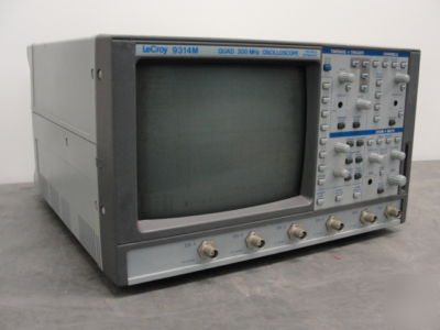 Lecroy 9314M quad 300 mhz digital oscilloscope 100 ms/s