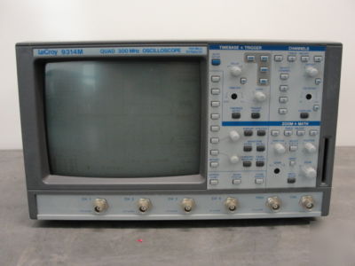 Lecroy 9314M quad 300 mhz digital oscilloscope 100 ms/s