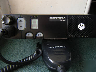 Motorola CM340 vhf low band taxi radio voice/data