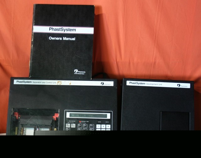 Pharmacia phastsystem high speed electrophoresis system