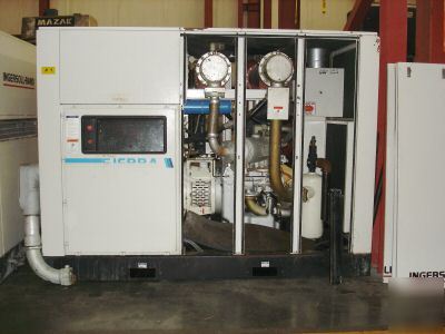 Used air compressor, ingersoll-rand 150 hp sierra H150
