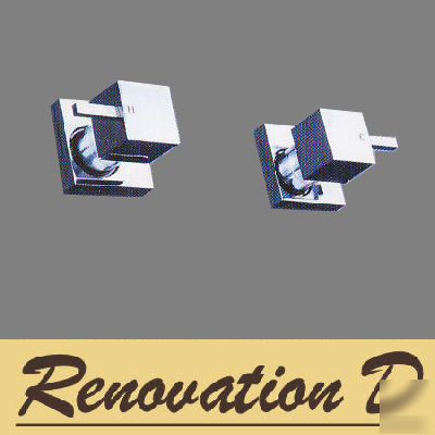 Wels normandy square bathroom walltop tap set 3/4TURN
