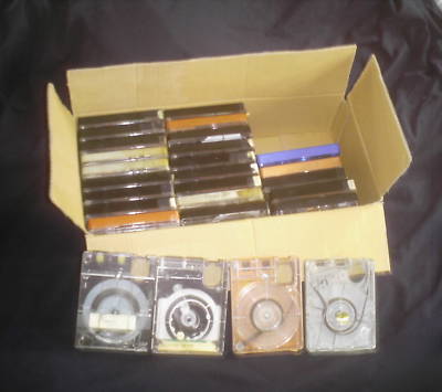 Box(es) of 27 various broadcast cartridges (carts)