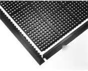 C-kure interlocking anti-fatigue mats - black