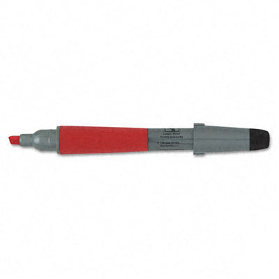 Comfortech pro dry erase marker, chisel tip, red, 12/dz