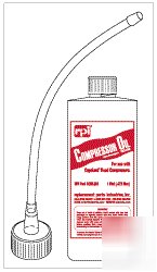 Dental compressor oil - (1) 16 oz. bottle