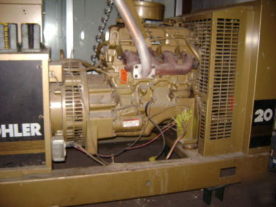 Kohler 20KW natural gas generator / transfer switch box