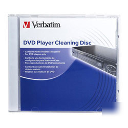 New verbatim dvd player cleaning kit 95446