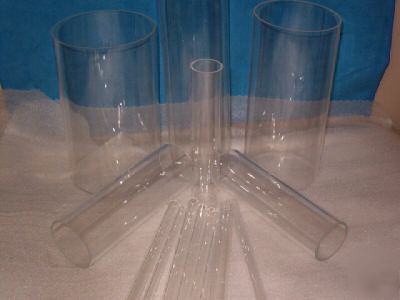 Cast acrylic tubes 6-1/2 x (3/8 wall) 30
