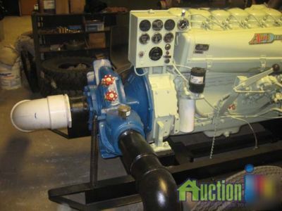 High pressure fire water pump deutz F6L912 88HP engine