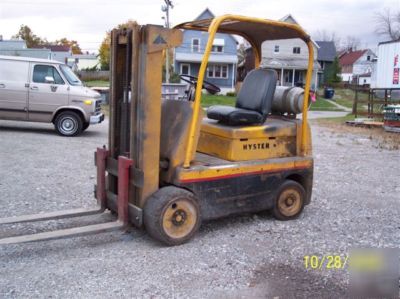 Hyster 8000 lb. capacity lp forklift 