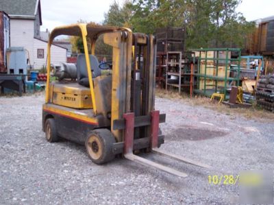 Hyster 8000 lb. capacity lp forklift 