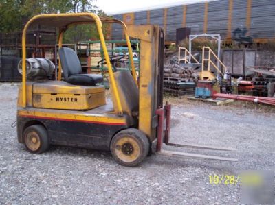 Hyster 8000 lb. capacity lp forklift 