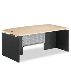 Alera seville series bow front desk shell