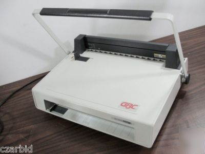 Gbc velobind system one velo binding punch machine test