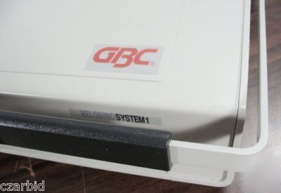 Gbc velobind system one velo binding punch machine test