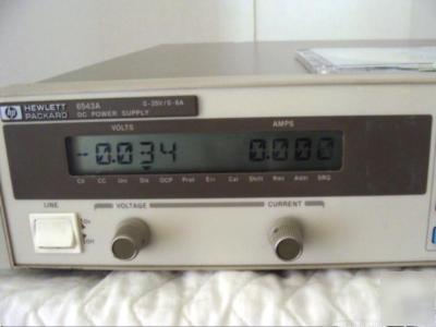 Hp - agilent 6543A 0-35V/0-6A 200 watts dc power supply
