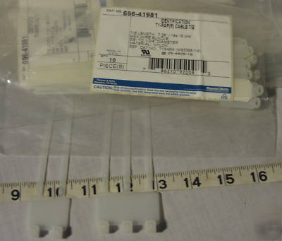 Lot of identification cable ties 16 packages t&b 