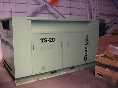 Sullair ts-20 two stage rotary air compressor