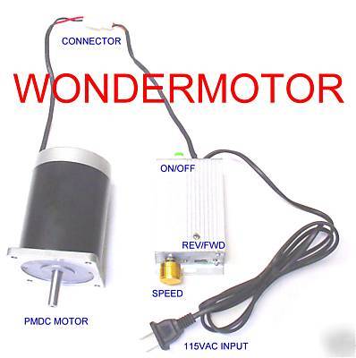 1/8 hp reversible 115V ac pm motor variable speed drive