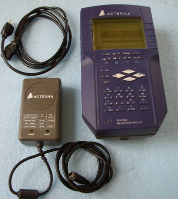 Acterna jdsu sda-5000 SDA5000 digital analyzer reverse