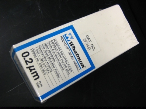 Whatman polycap 36 as w/bell aqueous solution filter
