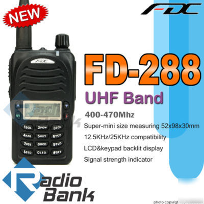 Feidaxin fdc fd-288 uhf 400-470MHZ + free earpiece