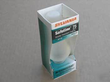 2 pc sylvania rhinocoat safeline GT19 chimney bulb 75W