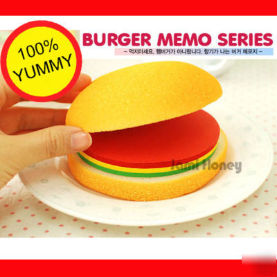 Hamburger school office memo note pad post it xmas