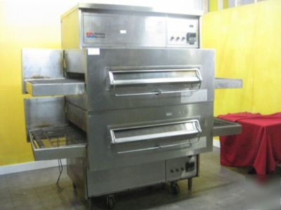 Middleby marshall PS360 double deck gas conveyor oven 