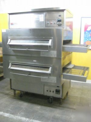 Middleby marshall PS360 double deck gas conveyor oven 