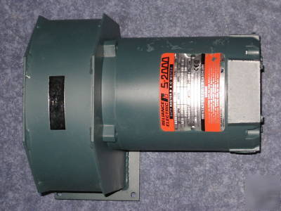 New reliance electric s-2000 duty master 1/3HP ac motor 